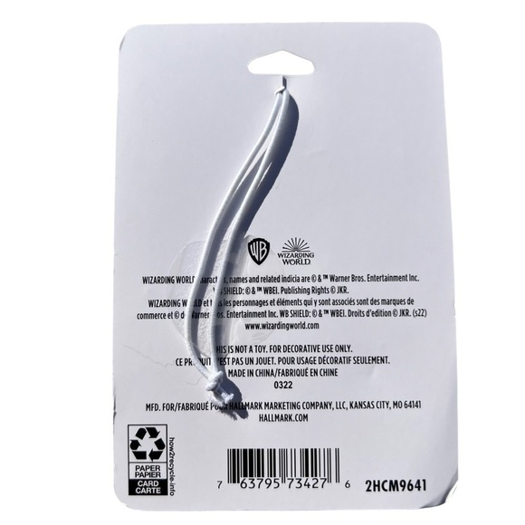 NEW HALLMARK/HARRY POTTER - Fun Mario - 2D Metal Christmas Ornament - HOGWARTS - Picture 7 of 7